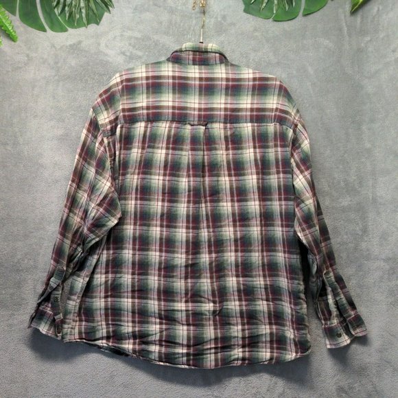 🍑Sunriver Men Shirt Winter Button-Down Pocket Casual Plaid XL - Picture 9 of 12